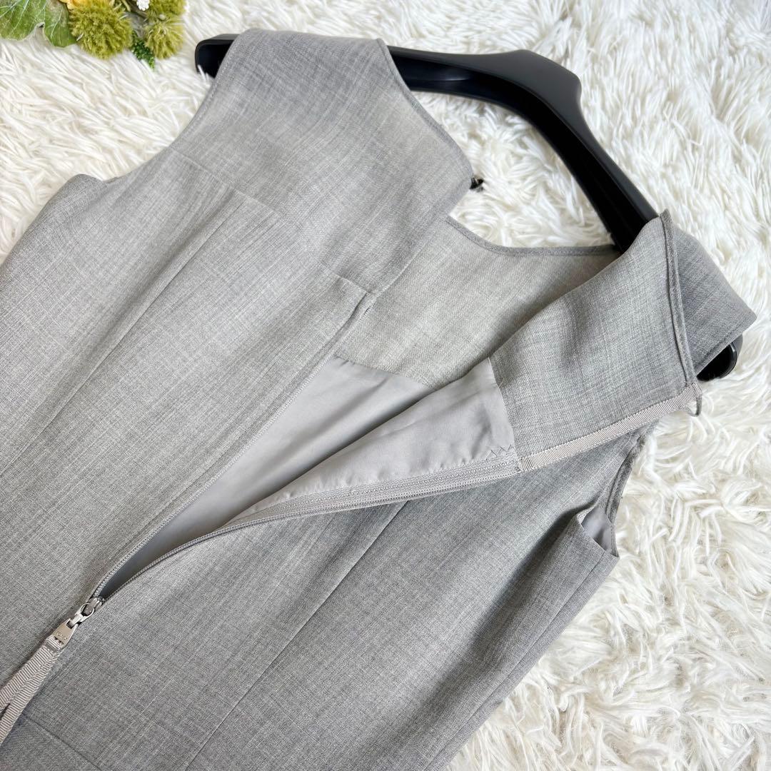 新品タグ付き♡フォクシー ソフィーサーキュラーワンピース グレー 38 レース