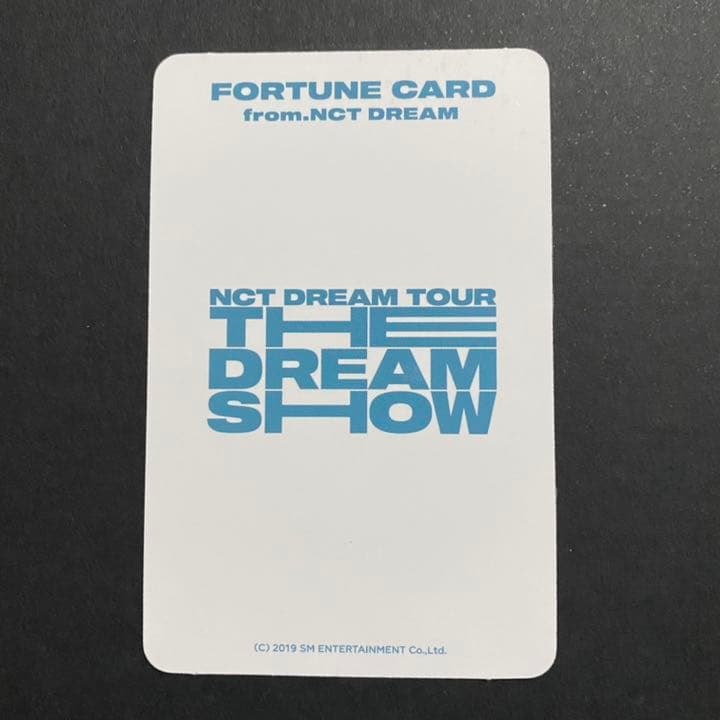 NCT DREAM THE DREAM SHOW チソン トレカ