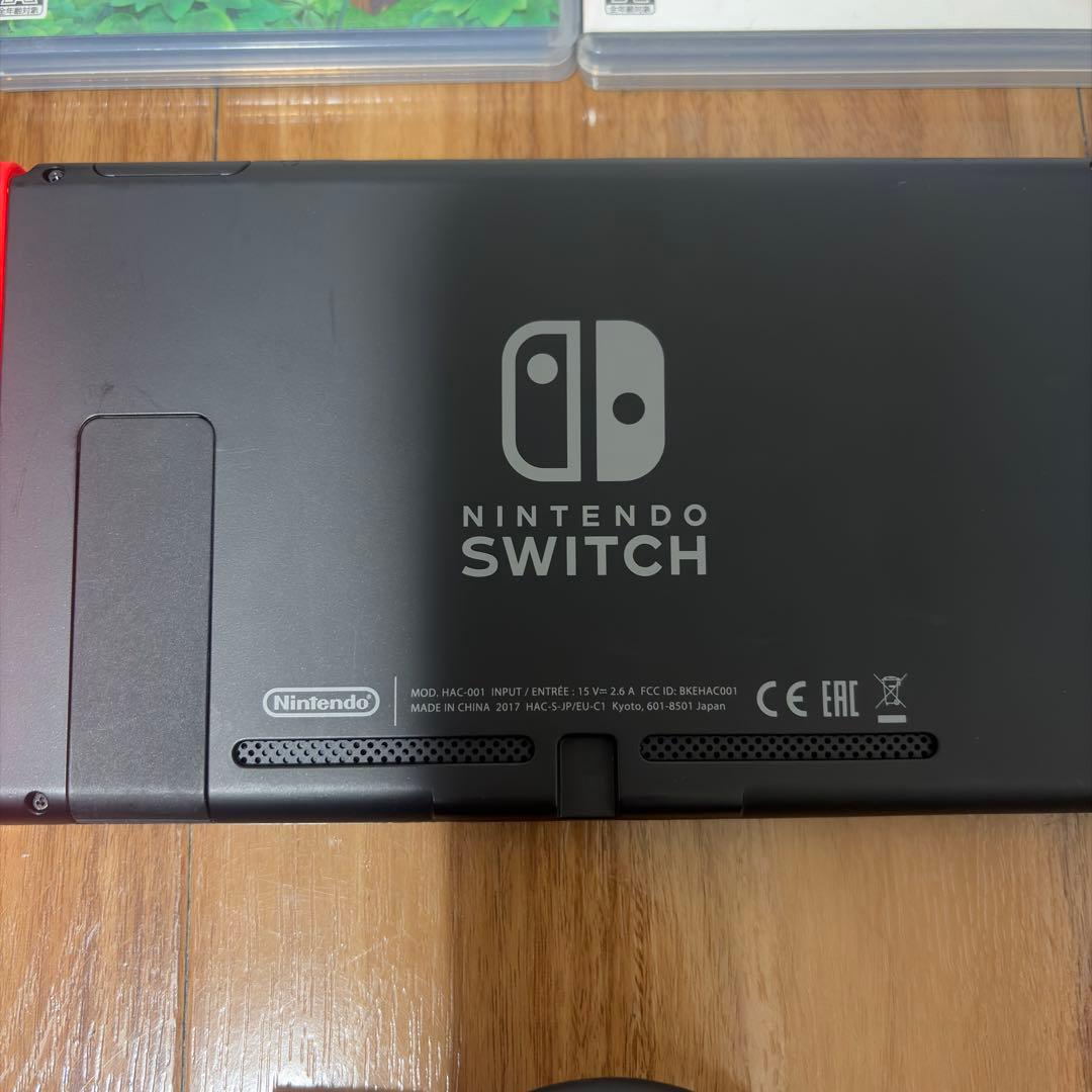 Nintendo Switch 本体 + ソフト（スマブラ、あつもり）2本セット