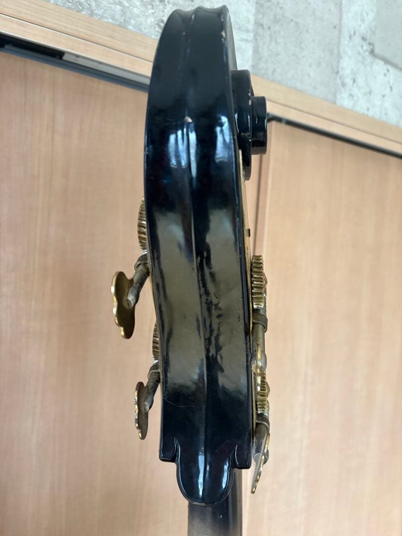 hallstattウッドベース　コントラバス　黒　中古　ロカビリー
