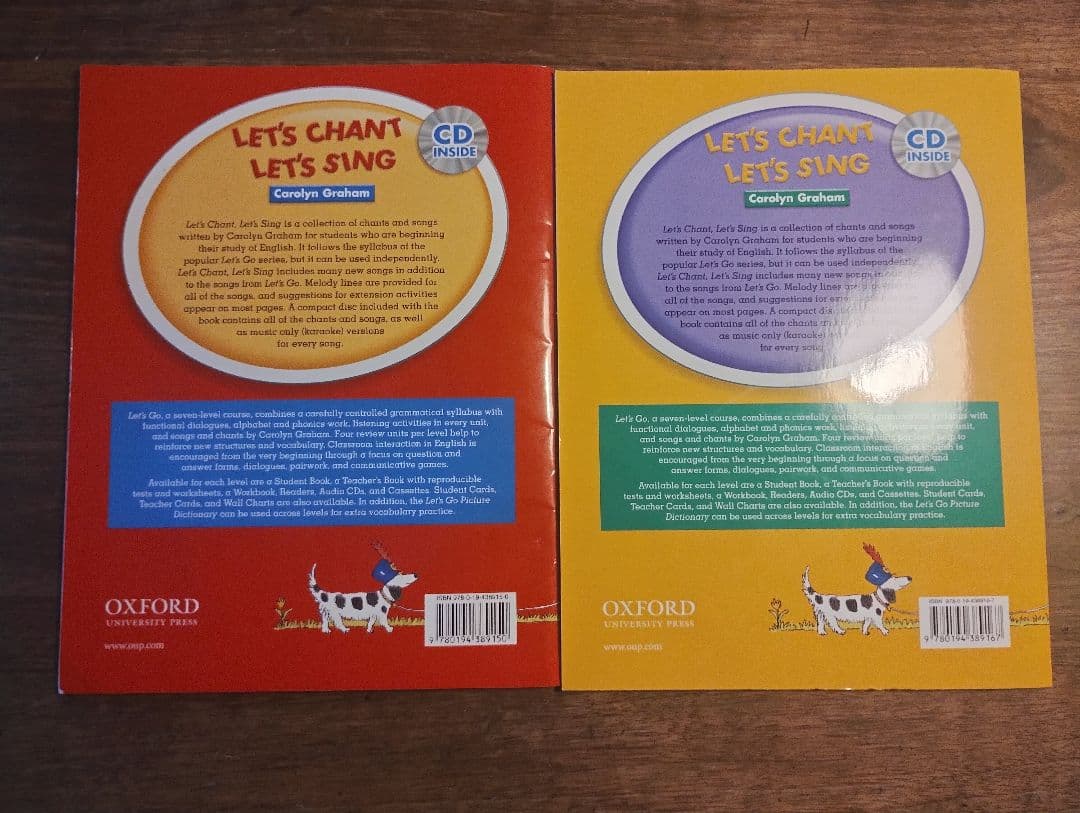 語学・辞書・学習参考書 Let's Chant, Let's Sing 1 & 2