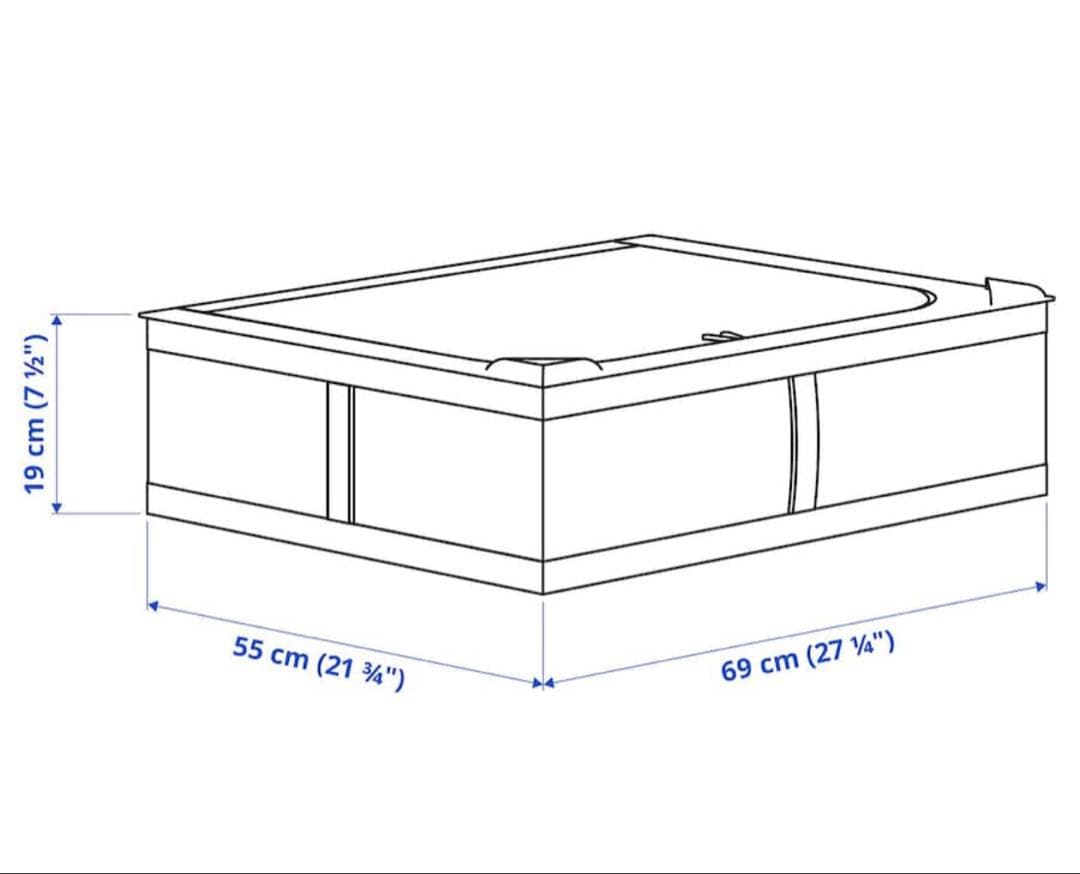 IKEA スクッブ　SKUBB 収納ケース　メッシュ窓付き　５個セット