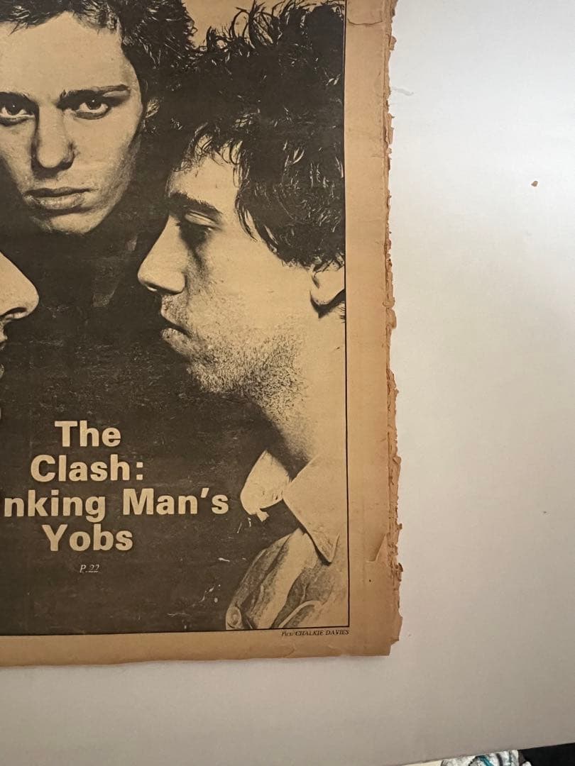 激レア❗️ ザ クラッシュ　N.M.E 1977年4月2日　the clash