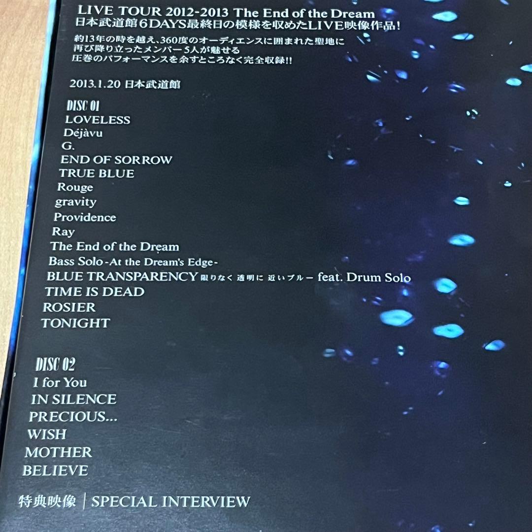 《初回盤ＤＶＤ》LUNA SEA The End of the Dream