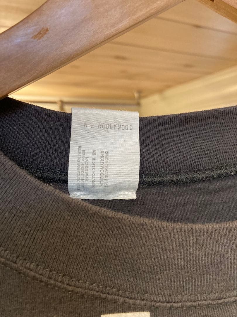 N.HOOLYWOOD フレンチスリーブ カットソー 半袖 Tシャツ グレー