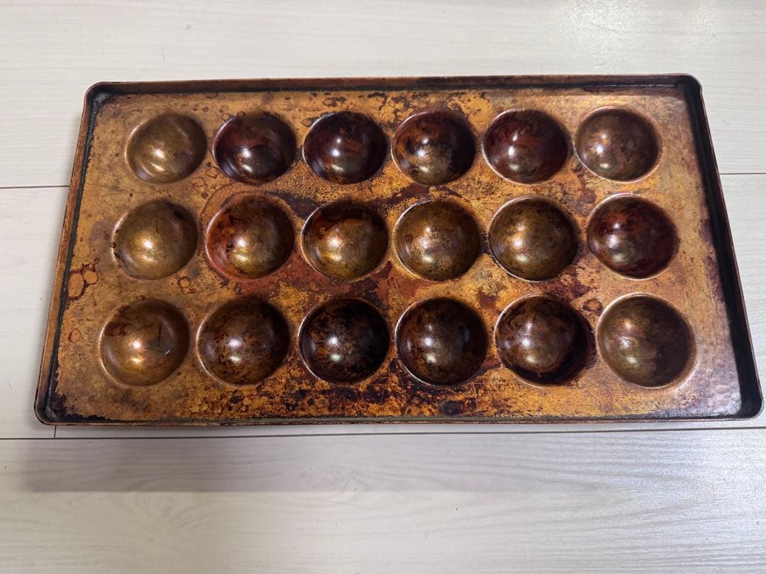 18穴　ガスたこ焼き器 銅板セット （プロパン・都市ガス）