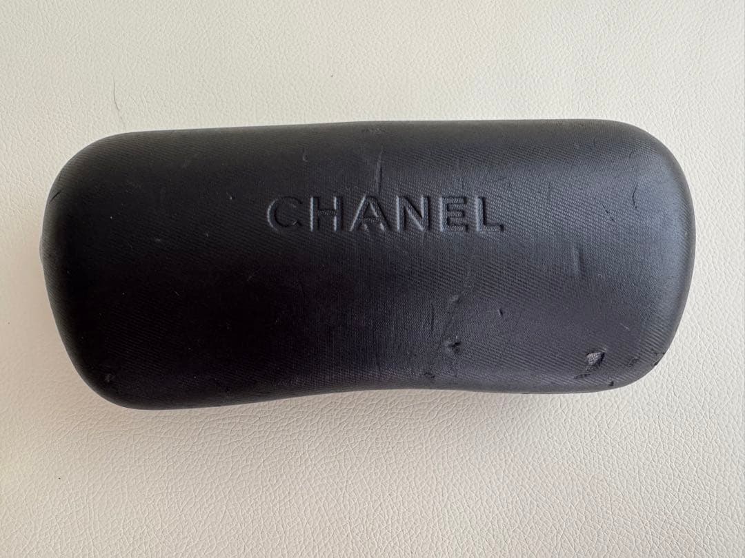 CHANEL グラデーションホワイト サングラス 6065 イタリア製 ケース付