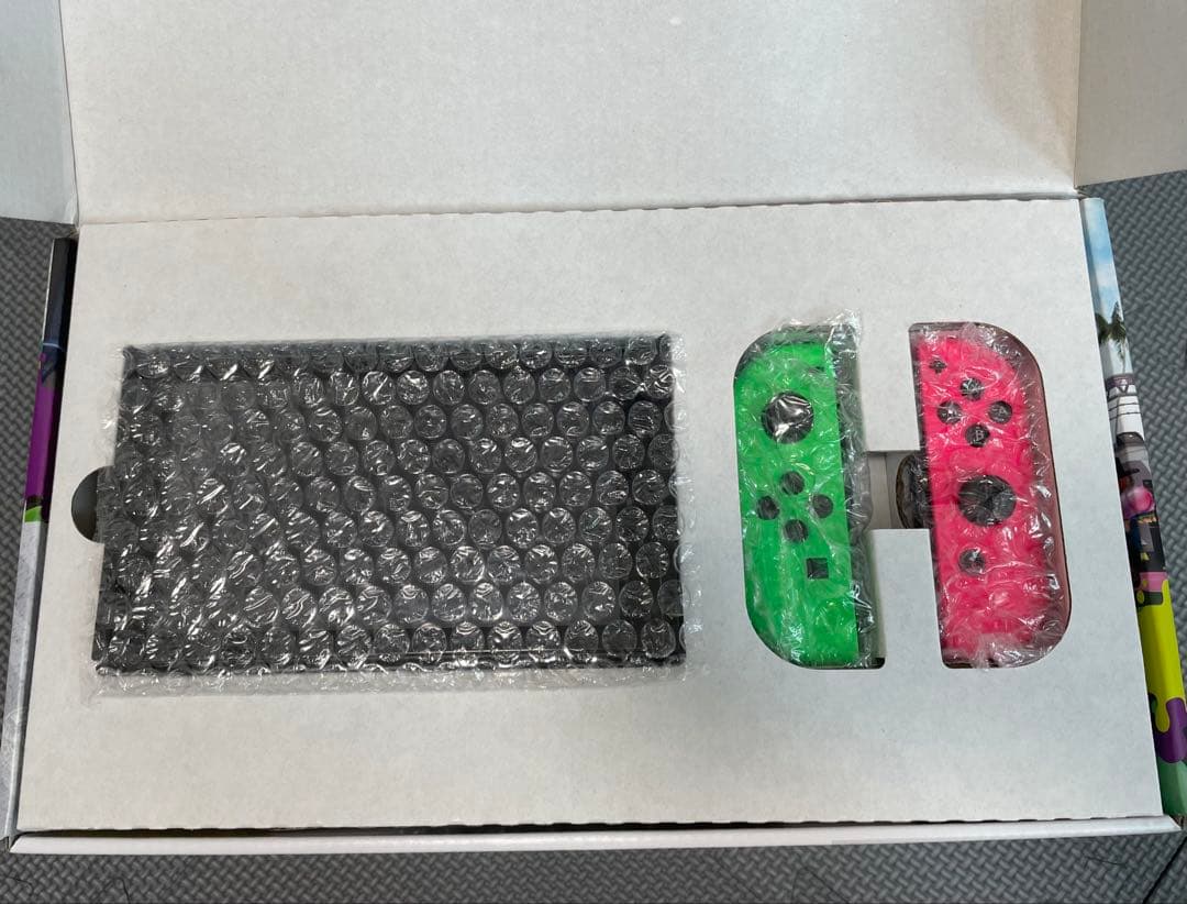 【サザエさん専用】スイッチ本体スプラトゥーン+SD+保護フィルム+有線アダプター