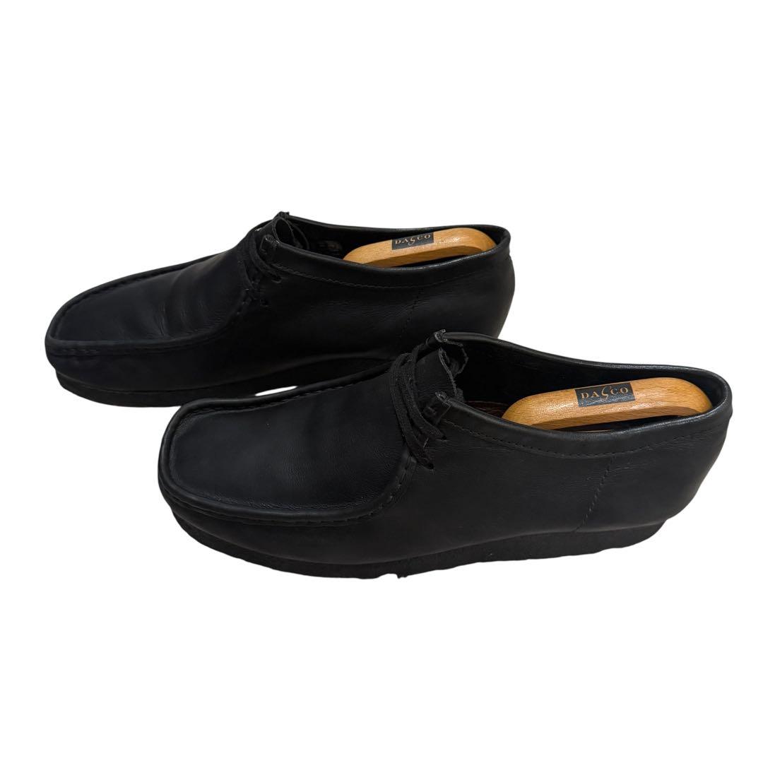 【極大サイズ】Clarks ワラビー ブラックレザー 30 - 30.5cm相当