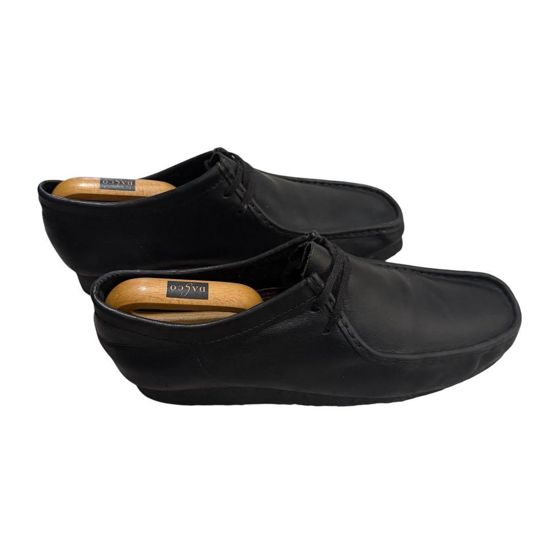 【極大サイズ】Clarks ワラビー ブラックレザー 30 - 30.5cm相当
