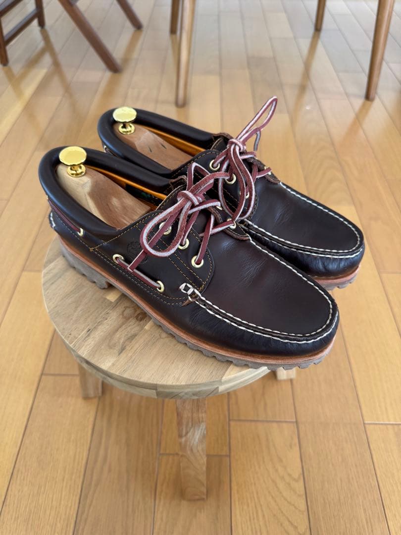 Timberland 3eye クラシックラグ ダークブラウン25.5cm