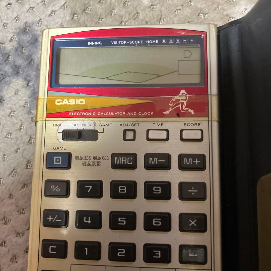 CASIO BB-9T 野球ゲーム電卓 箱説明書付 昭和レトロ 動作確認済