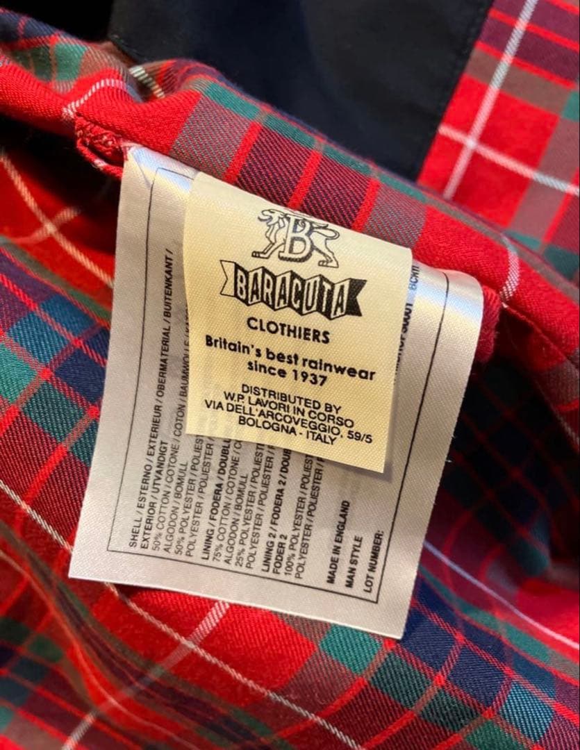 【美品】BARACUTA（バラクータ）G9 スイングトップ　L