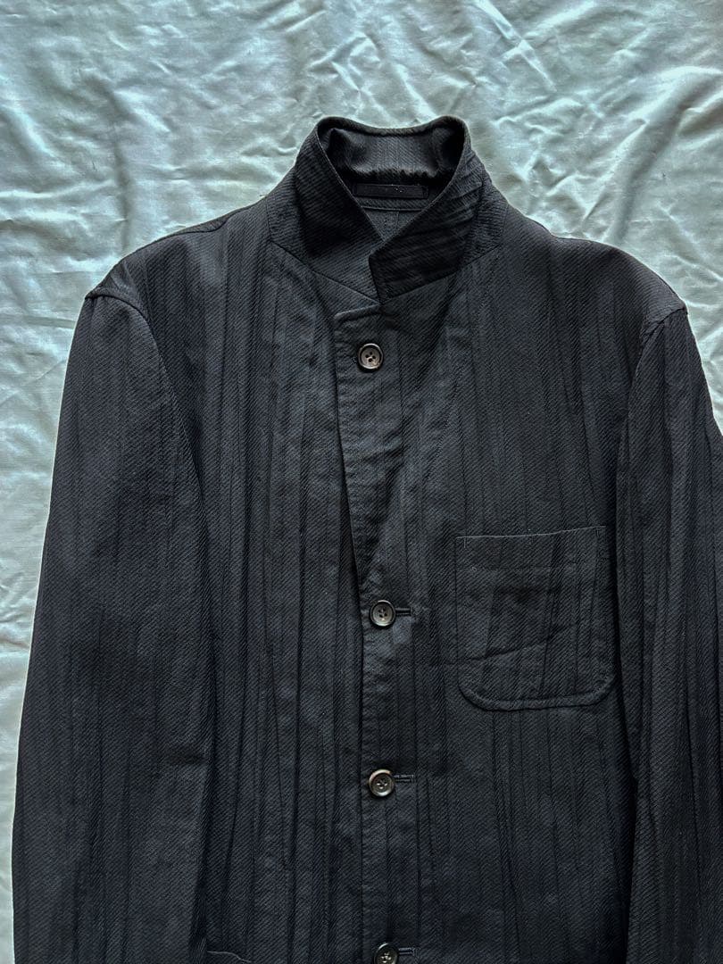 田中オム shrink tailored jacket シワ加工 3Bジャケット