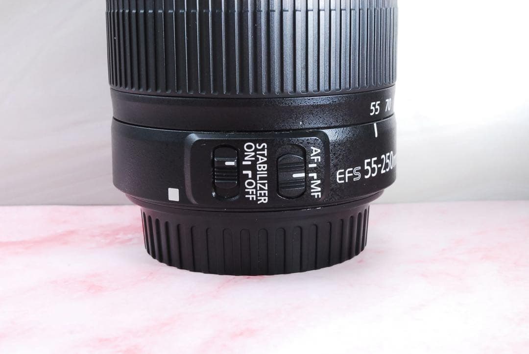 望遠レンズ✨Canon EF-S 55-250mm IS II✨手ぶれ補正付き