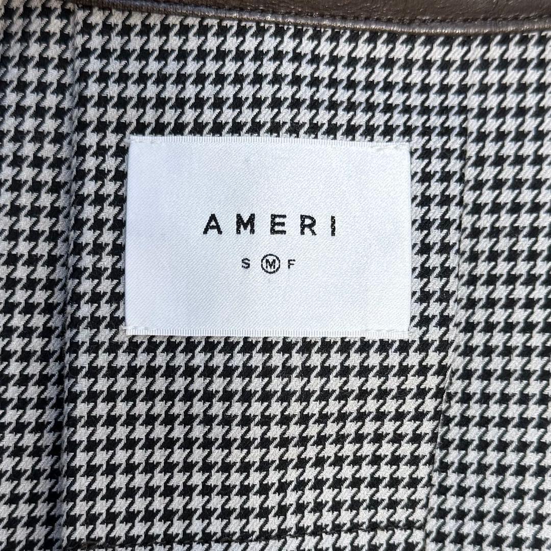 【大幅値下げ】レザー・フェイクレザーロングコート アウター ブラウン