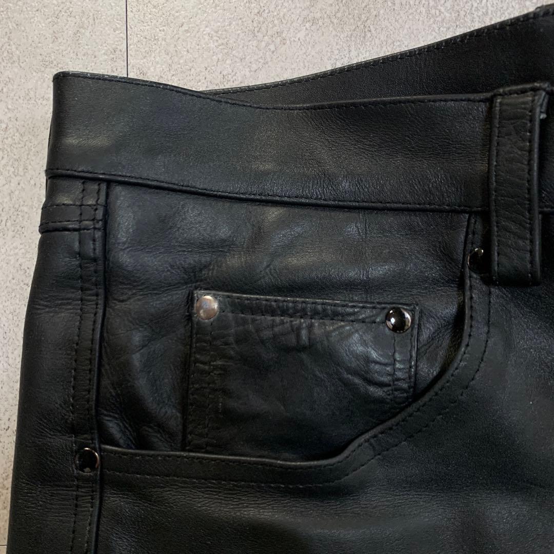 HORN WORKS ホーンワークス レザーパンツ サイズ38 2XL相当