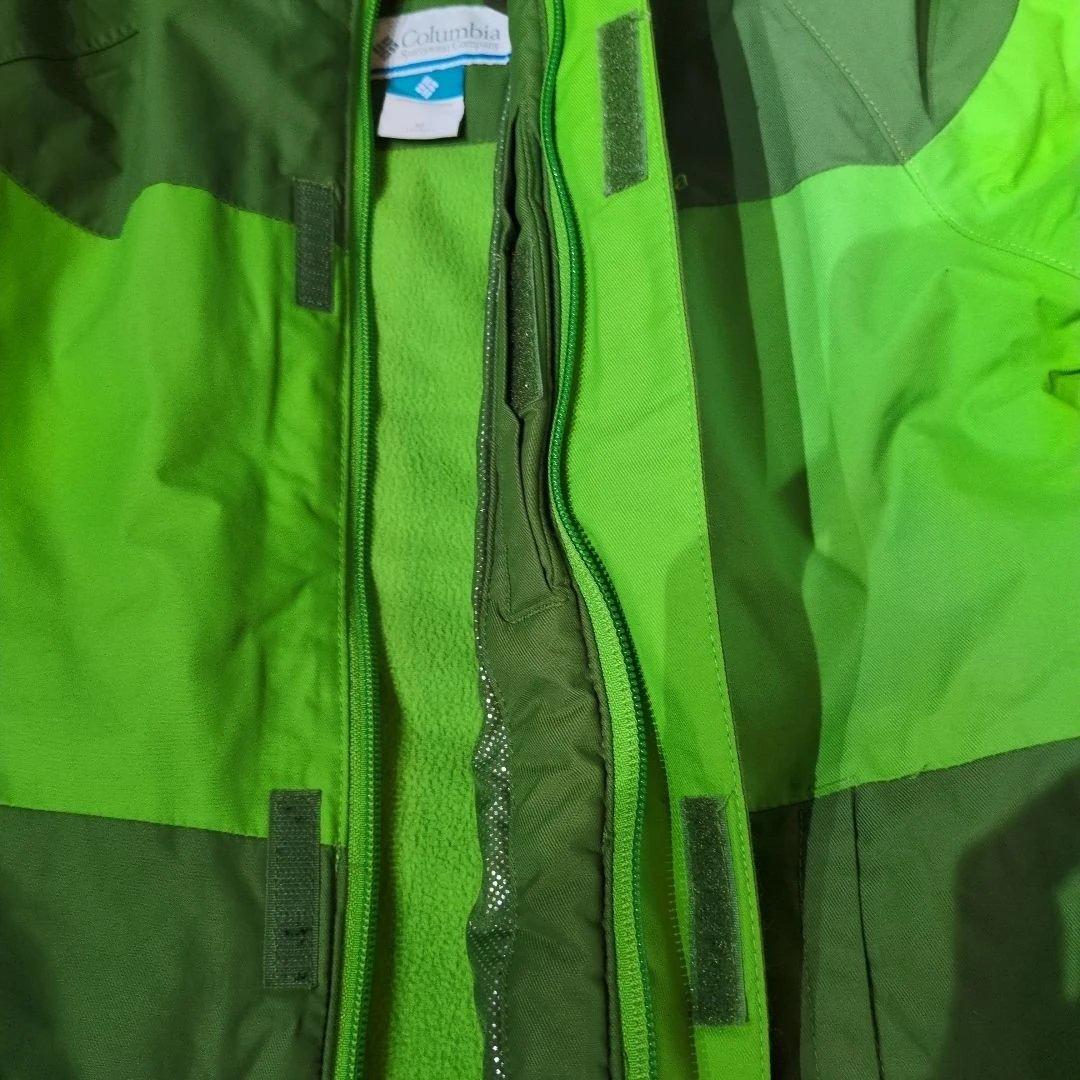 【美品】 Columbia フード付きスノーウェア キッズ M 140 150
