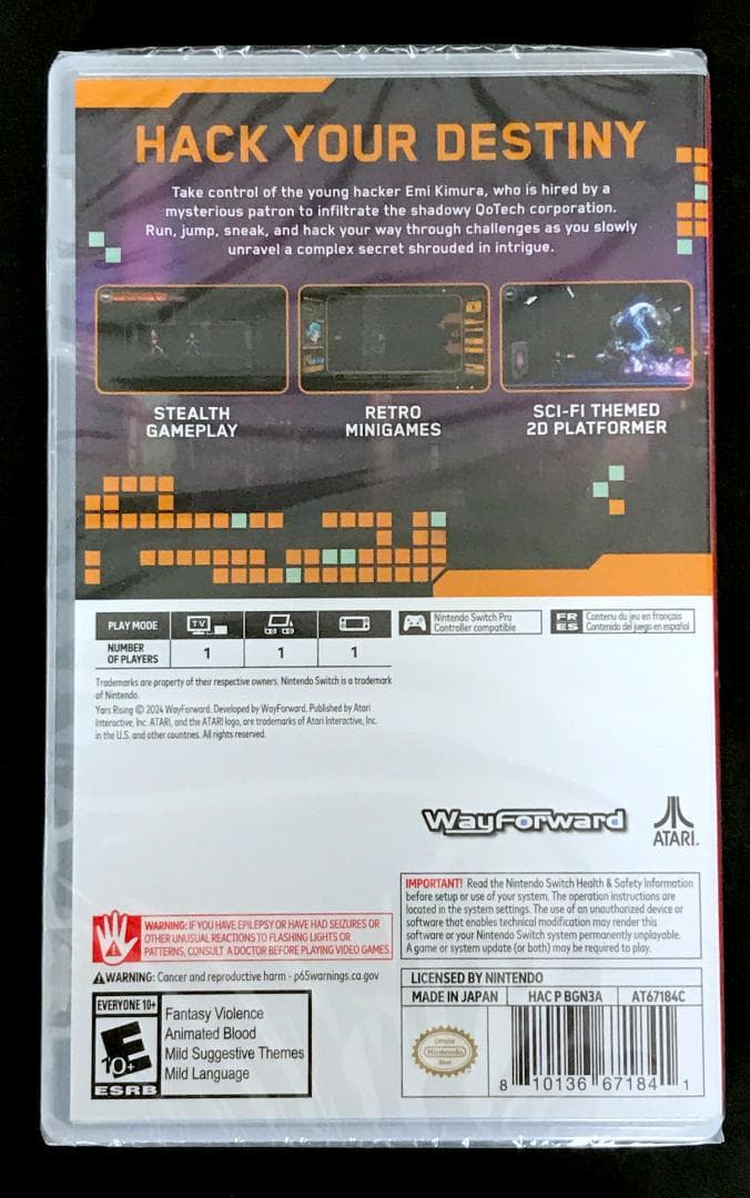Yars Rising 北米版 switch 新品未開封　すでに完売