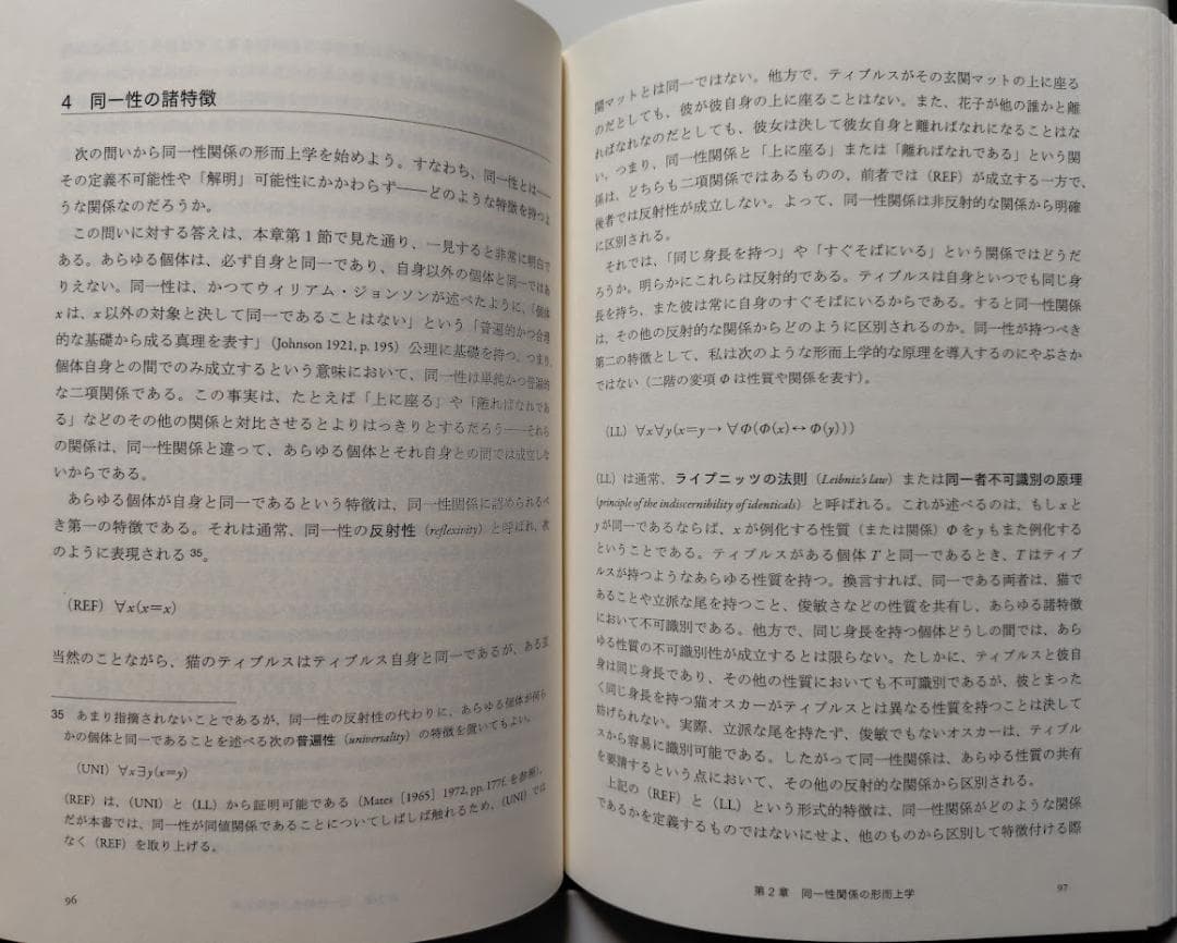 同一性と個体　種別概念に基づく統一理論に向けて
