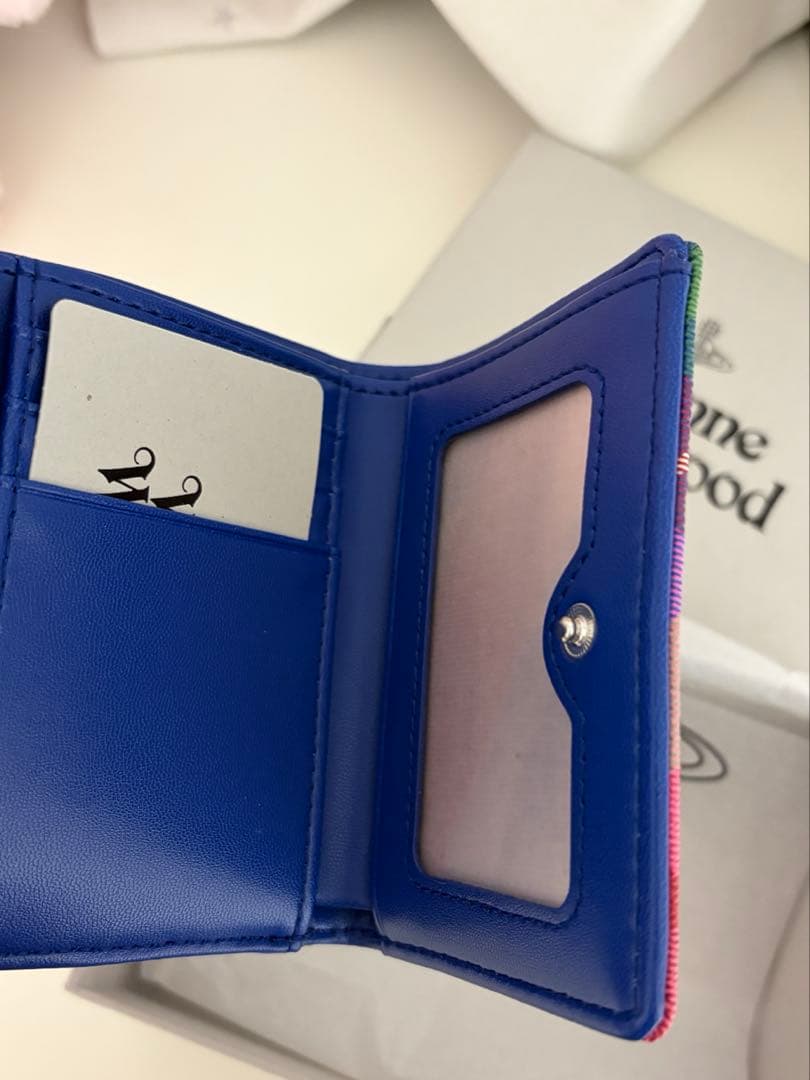 【新品】 Vivienne Westwood タータンチェック 三つ折り財布