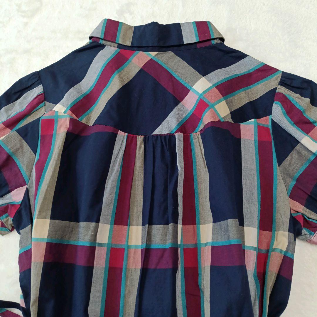 美品 BURBERRY LONDON BLUE LABEL ティアードワンピース