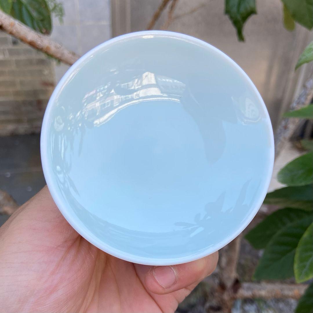 中国茶器 青磁三才碗 カンフー茶器 茶碗 煎茶器 茶道具 新品未使用