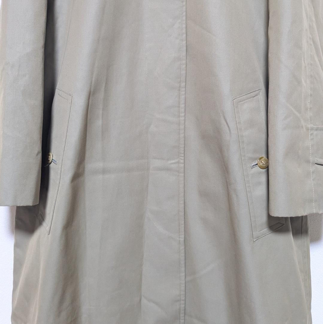 美品 80～90s バーバリー ステンカラーコート レディース 白タグ 玉虫16