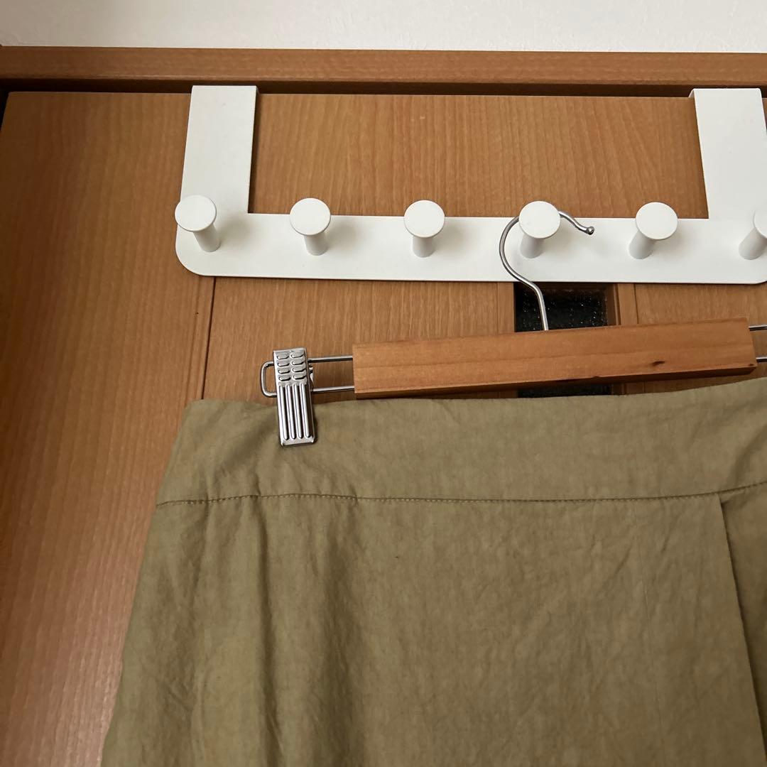 カグレ　コットンラップスカート　ベージュ