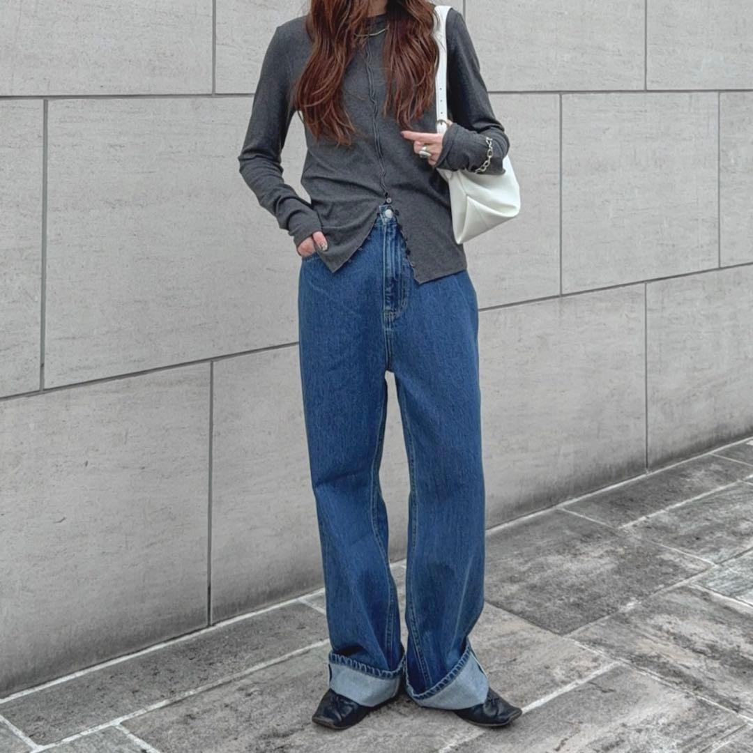 TODAYFUL Cary's Denim ブルー　26inch