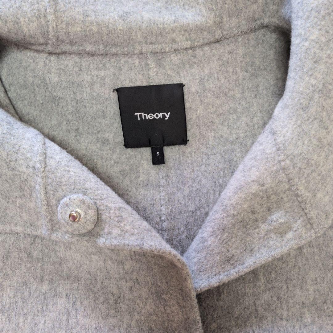 Theory　フード付きコート　サイズs