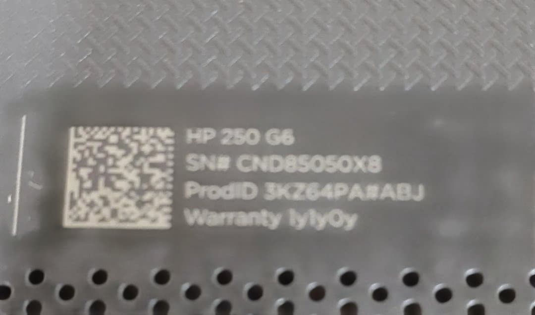m*.様 80L0216-06【ジャンク】HP 250 G6 Notebook