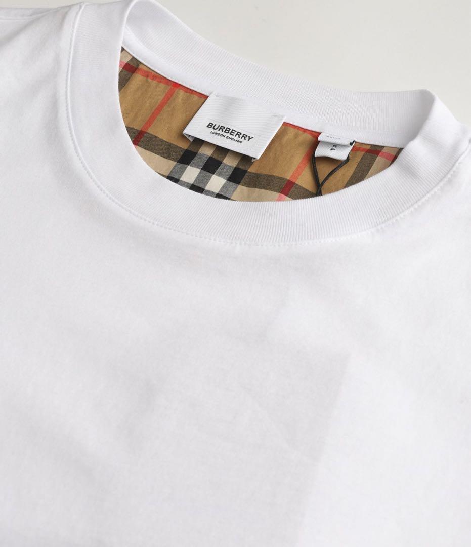 【新品】BURBERRY チェック柄袖 半袖Tシャツ