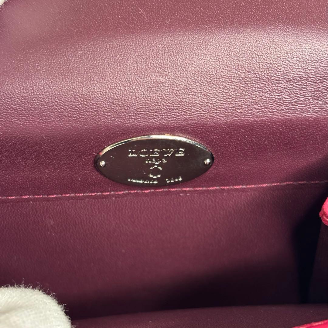 希少♡ヴィンテージLOEWE ロエベWホックナッパレザー折り財布