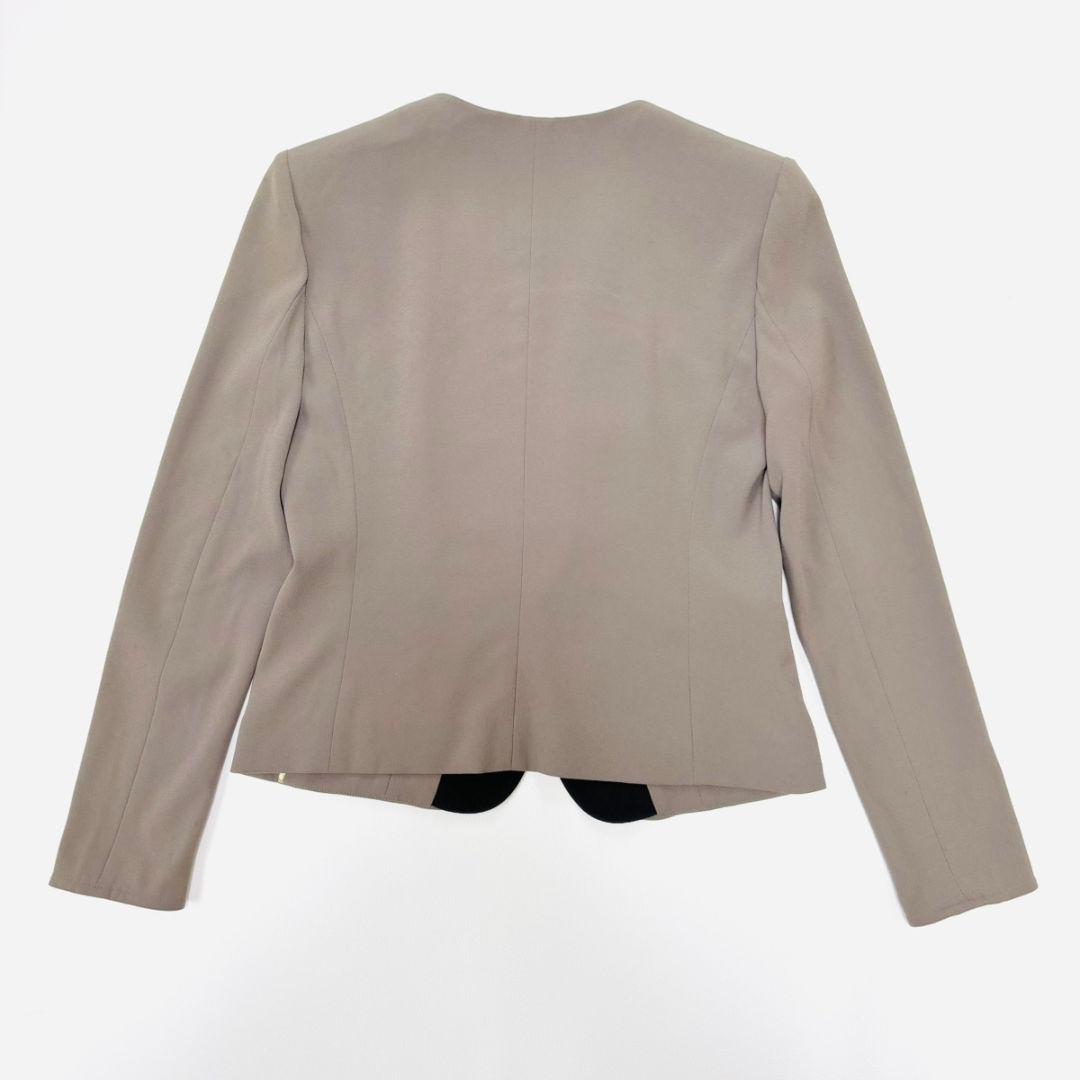 ❣️美品❣️BEIGE, ベイジ　ダブルカラー　ノーカラー　ジャケット　4