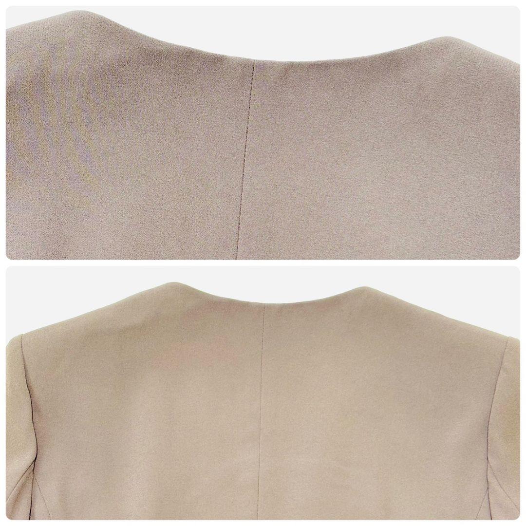 ❣️美品❣️BEIGE, ベイジ　ダブルカラー　ノーカラー　ジャケット　4