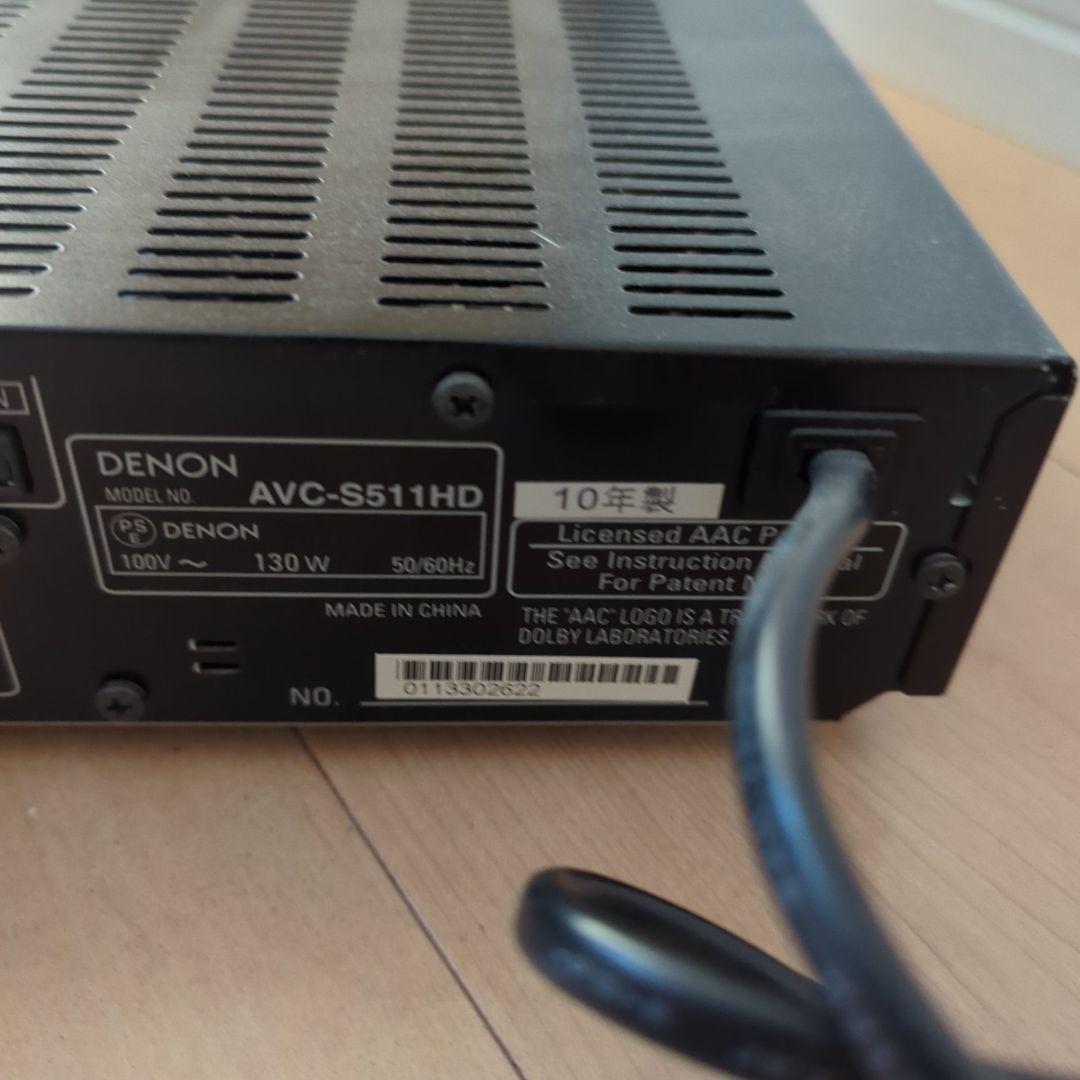 DENON AVC-S511HD AVアンプ 2.1ch