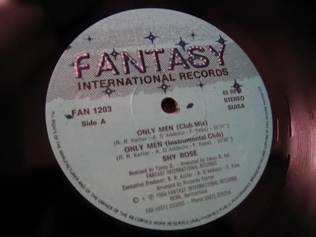 洋楽 Shy Rose / Only Men / I Cry For You