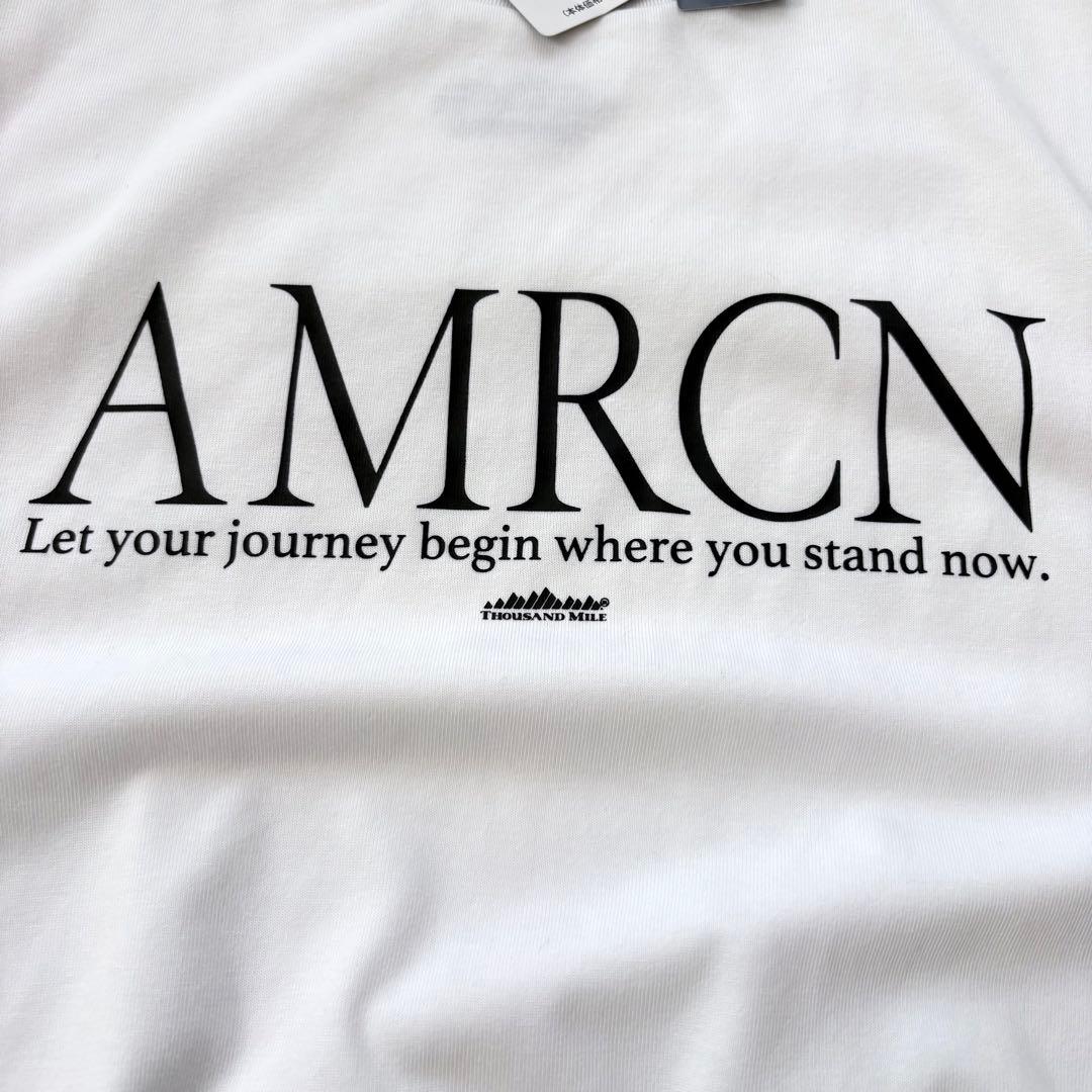 【タグ付き】アメリカーナ×サウザンドマイル　フレンチスリーブTシャツ　2025