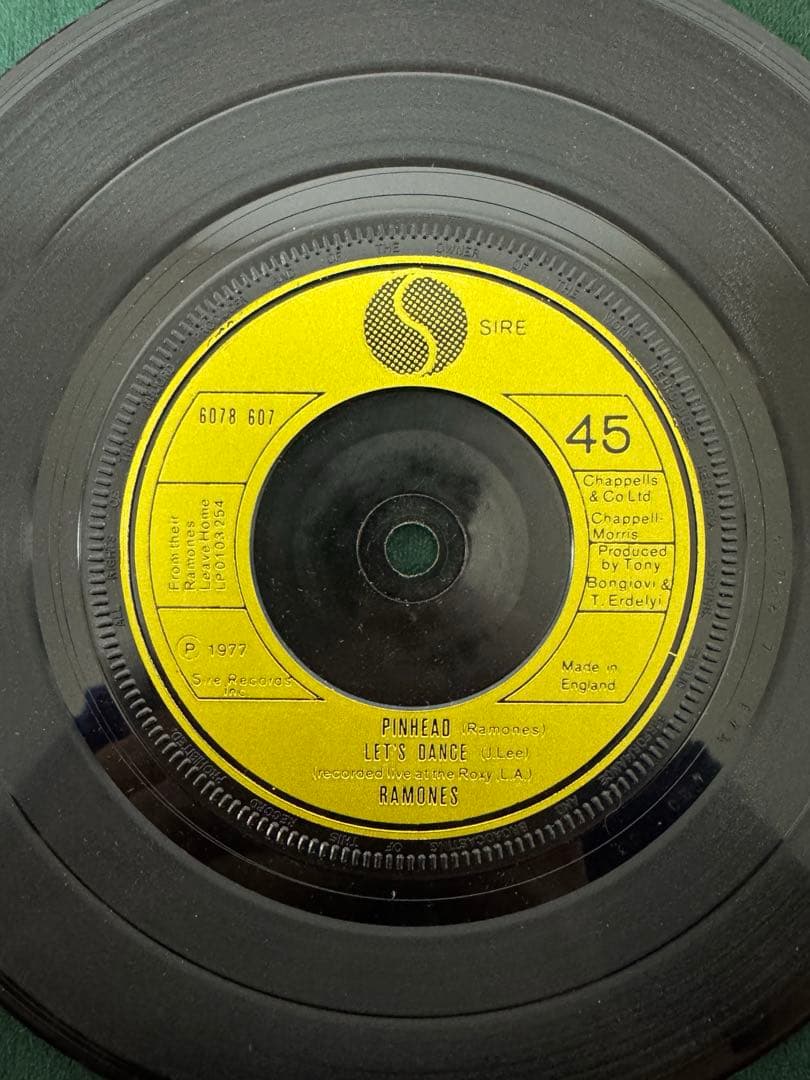 RAMONES 7inch レコード　original