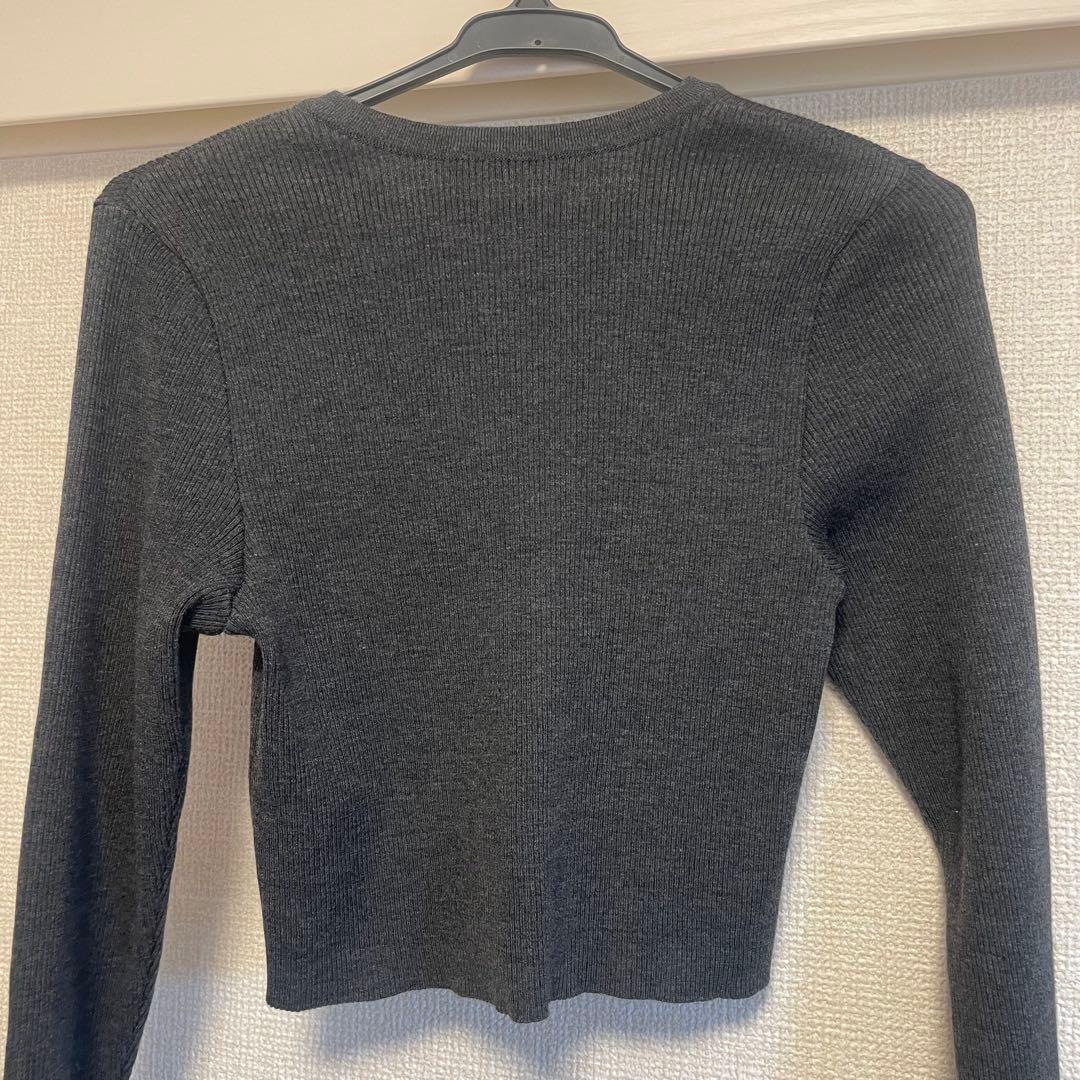 トップス AURALEE RIB KNIT SHORT CARDIGAN