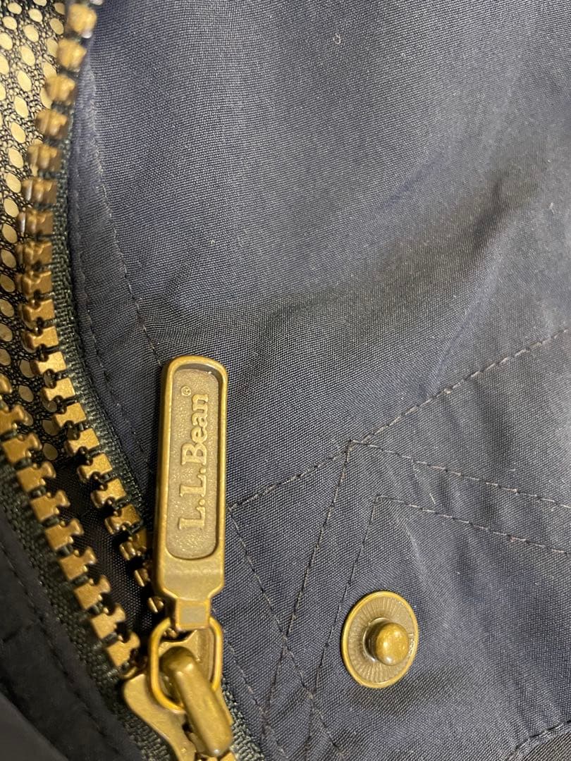 L.L.Bean ロングレインコート マウンテンパーカー ネイビー M 美品