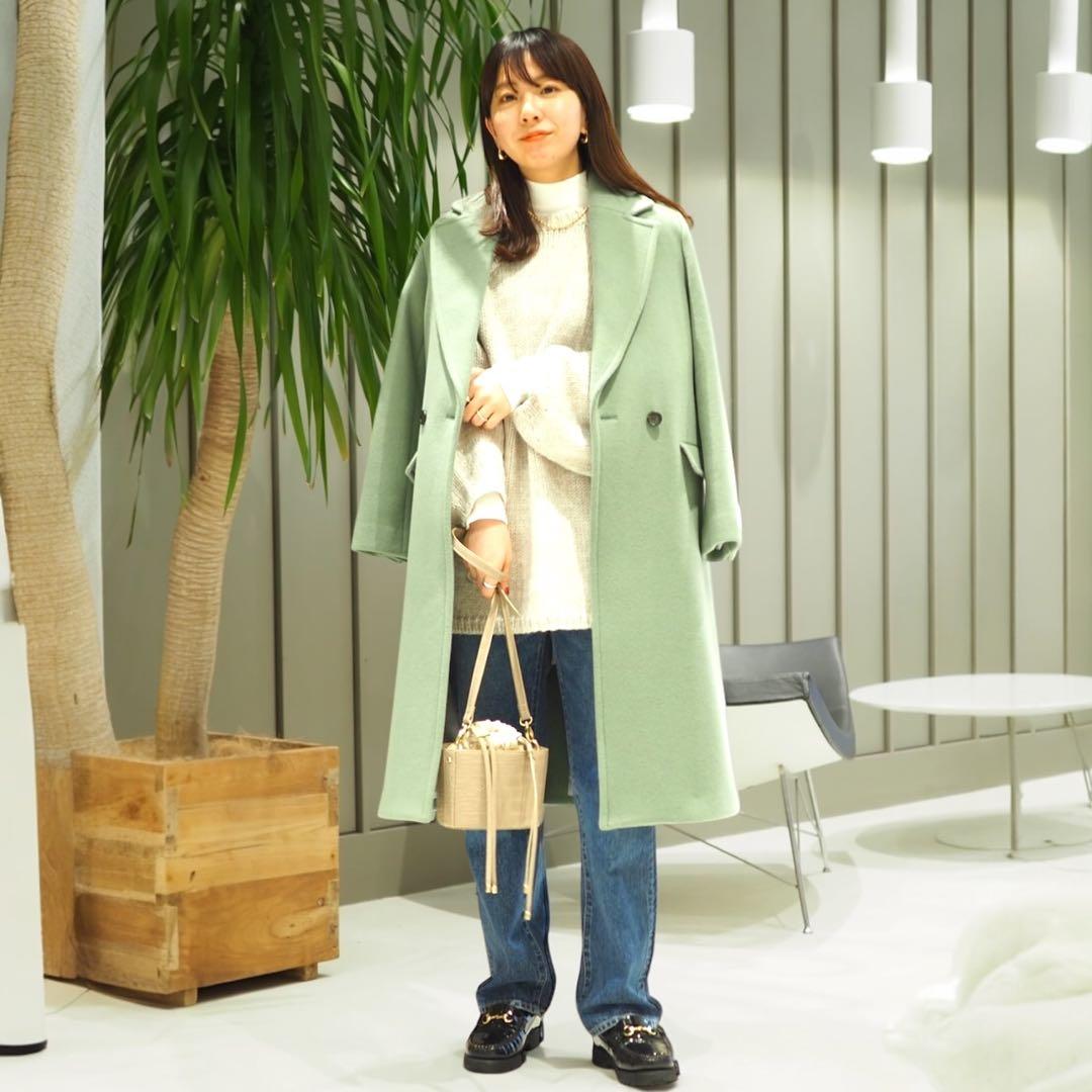 新品✨B:MING by BEAMS メルトン ダブル チェスターコート ロング