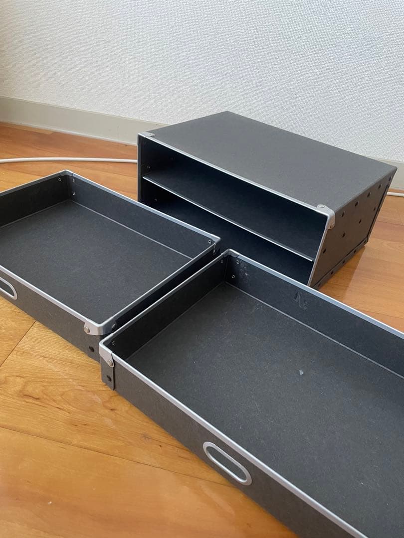 無印良品 硬質パルプ 引き出し2段 スタッキングシェルフにも