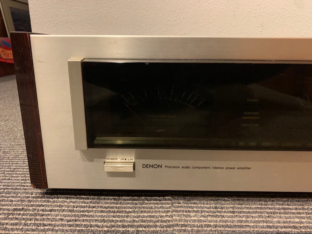 ジャンク品 DENON POA-3000 パワーアンプ