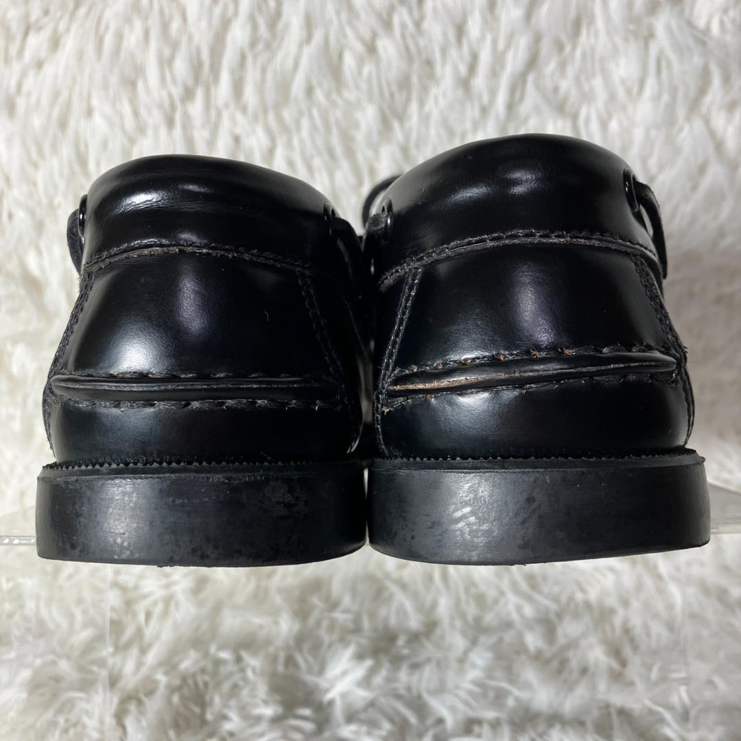 美品 Paraboot パラブーツ バース デッキシューズ ブラック 25㎝