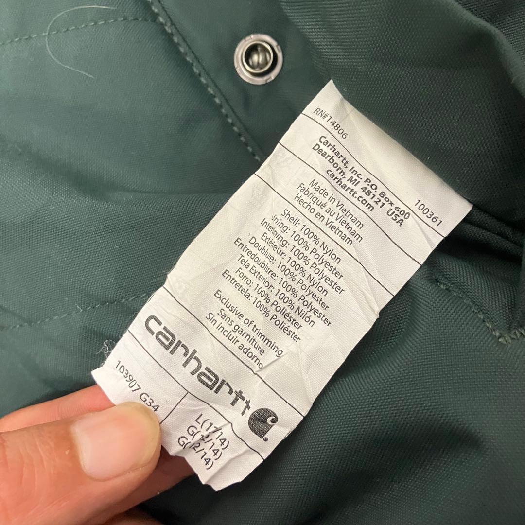 P2677 Carhartt リバーシブル　ベスト　ナイロン　フリース