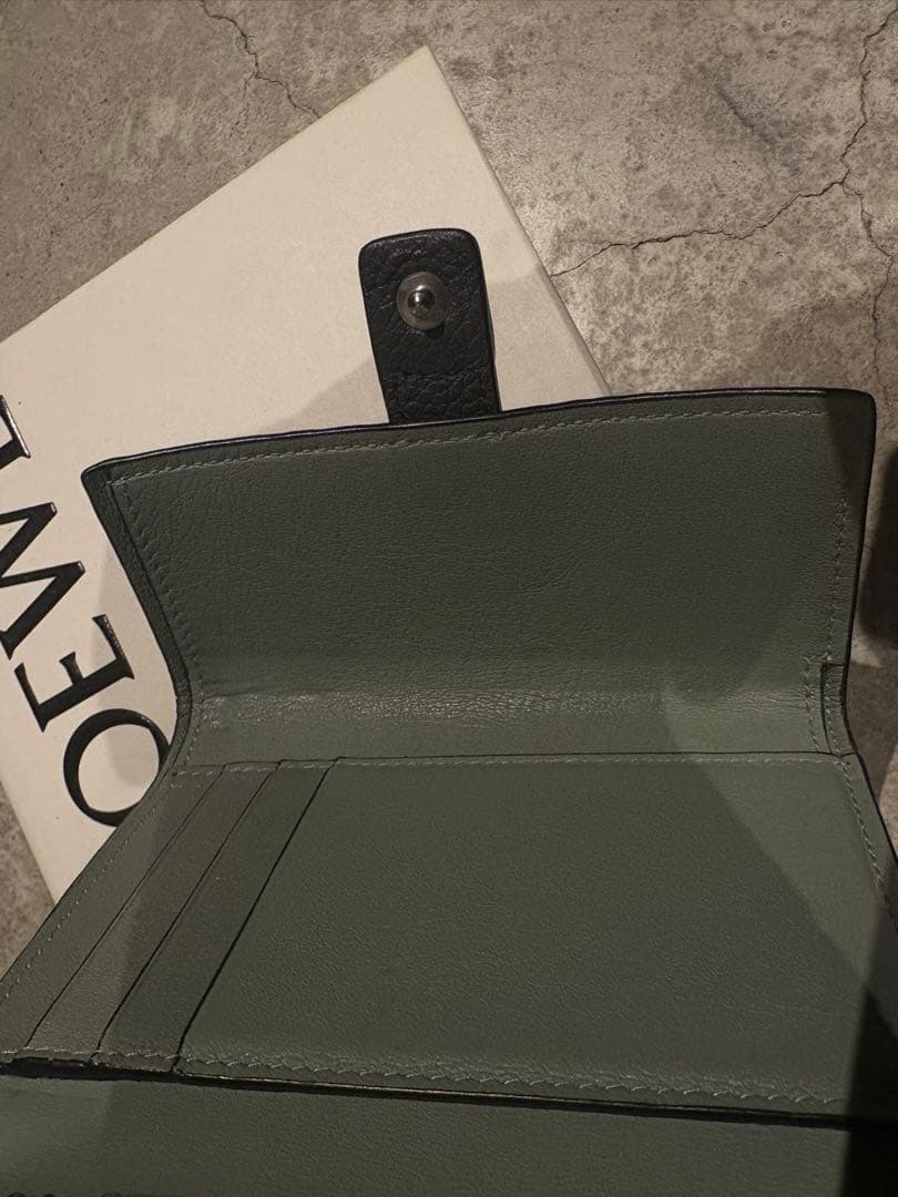 LOEWE 三つ折り財布 グレー