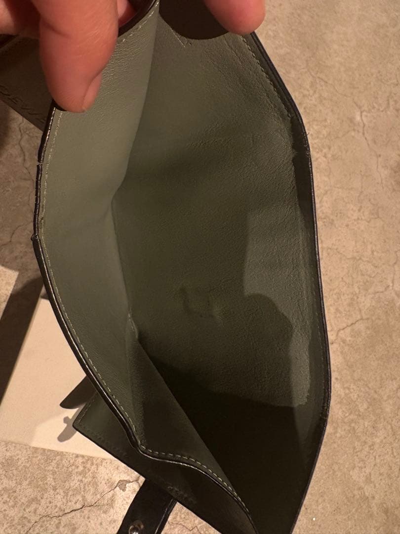 LOEWE 三つ折り財布 グレー