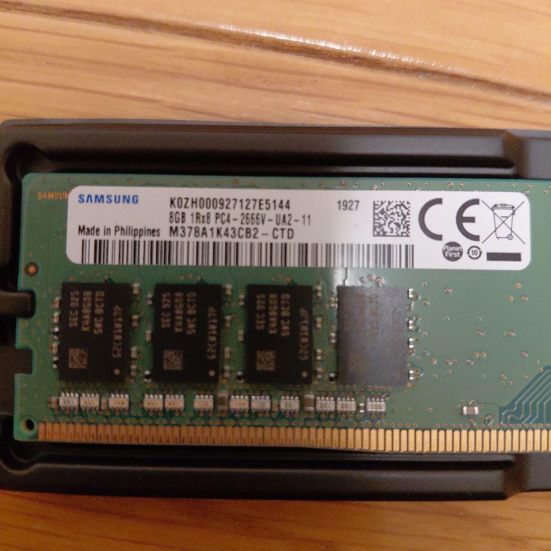 メモリー SAMSONG DDR4-2666 8GB x 2